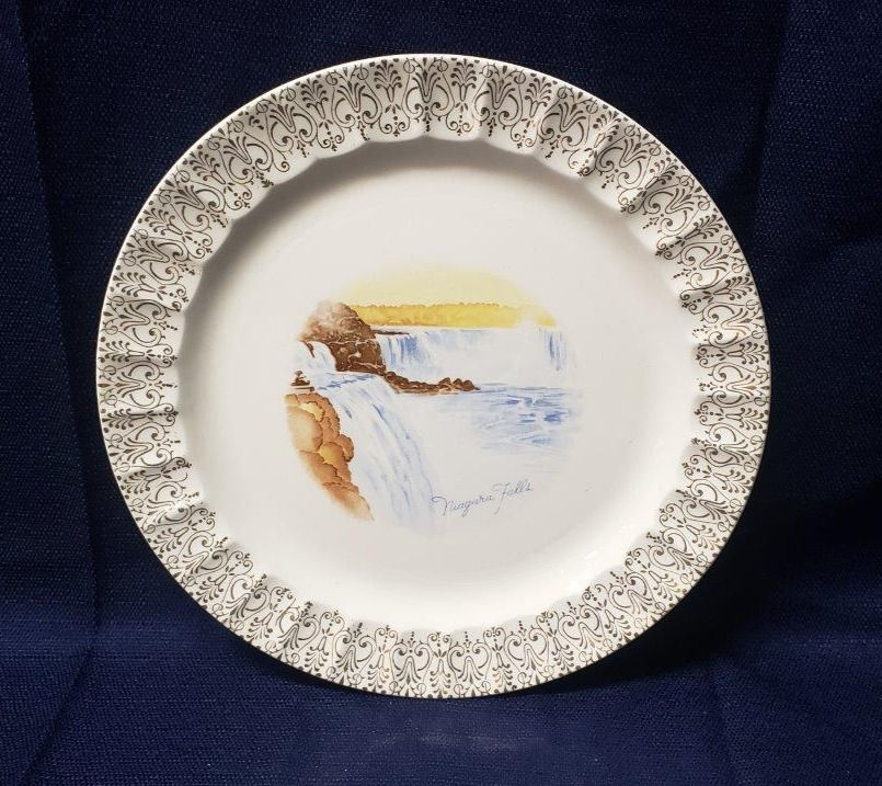 Niagara Falls Decorative Plate - The Cronin China Co Large Display Plate