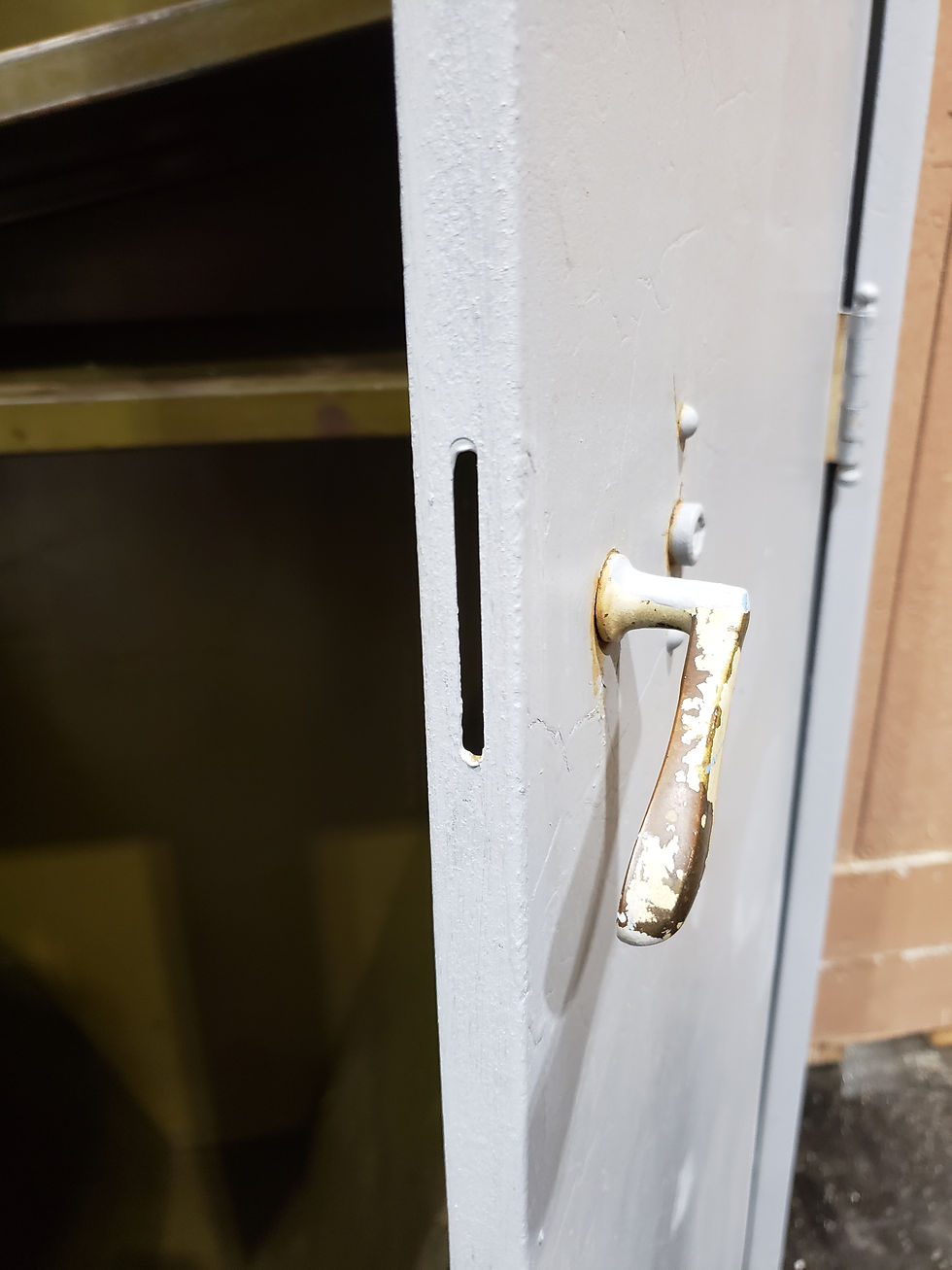 Thumbnail: Primed Metal 4-Shelf Heavy-Duty Large Shop Cabinet