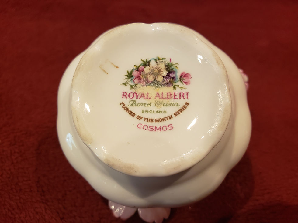 Thumbnail: Cluster of Colored Porcelain Flowers