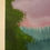 Thumbnail: Natasha Cruise Canvas Painting – Trees, Mountains and Pink Blue Sky