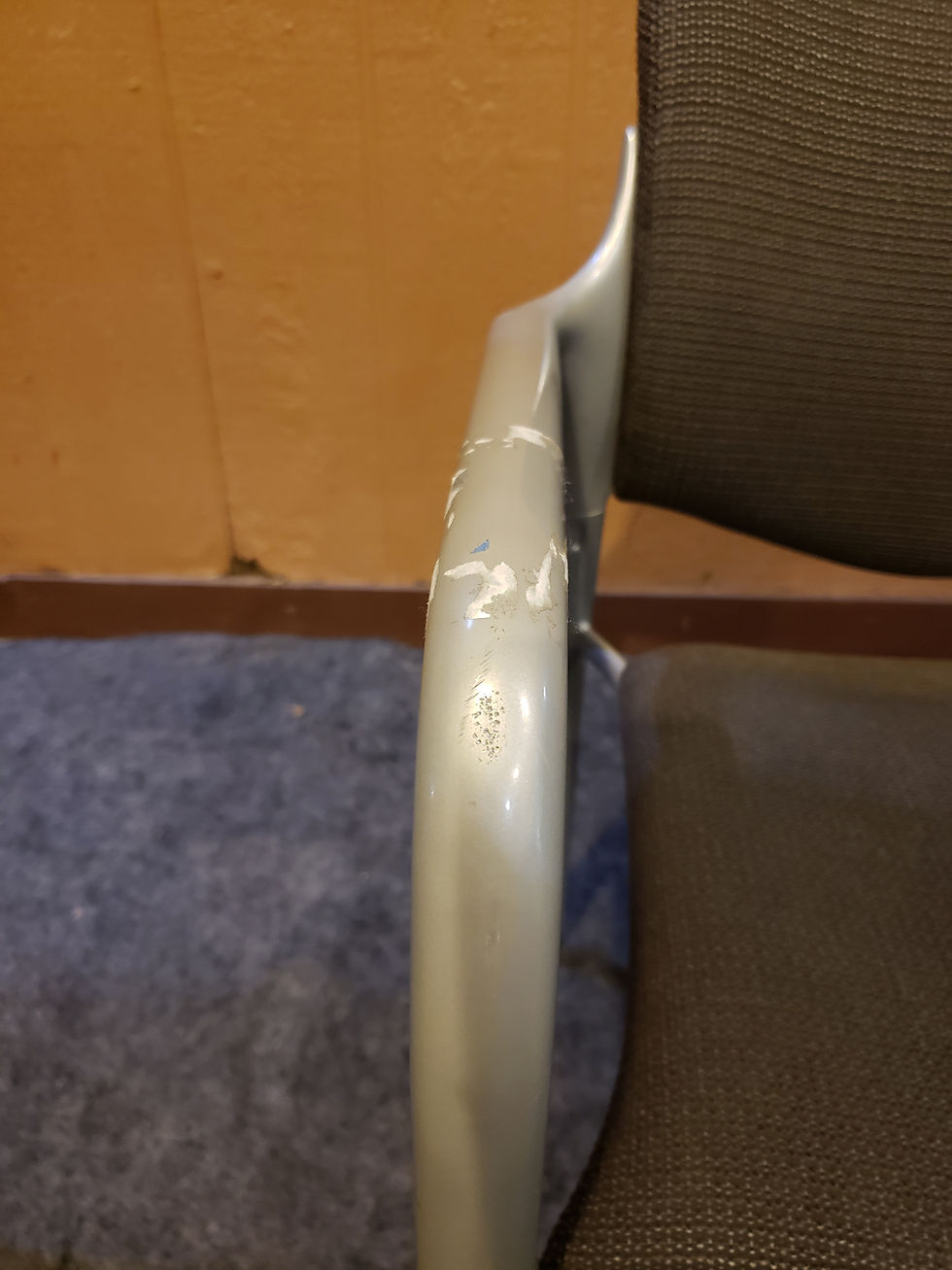 Thumbnail: Stacking Office Chair on Rollers