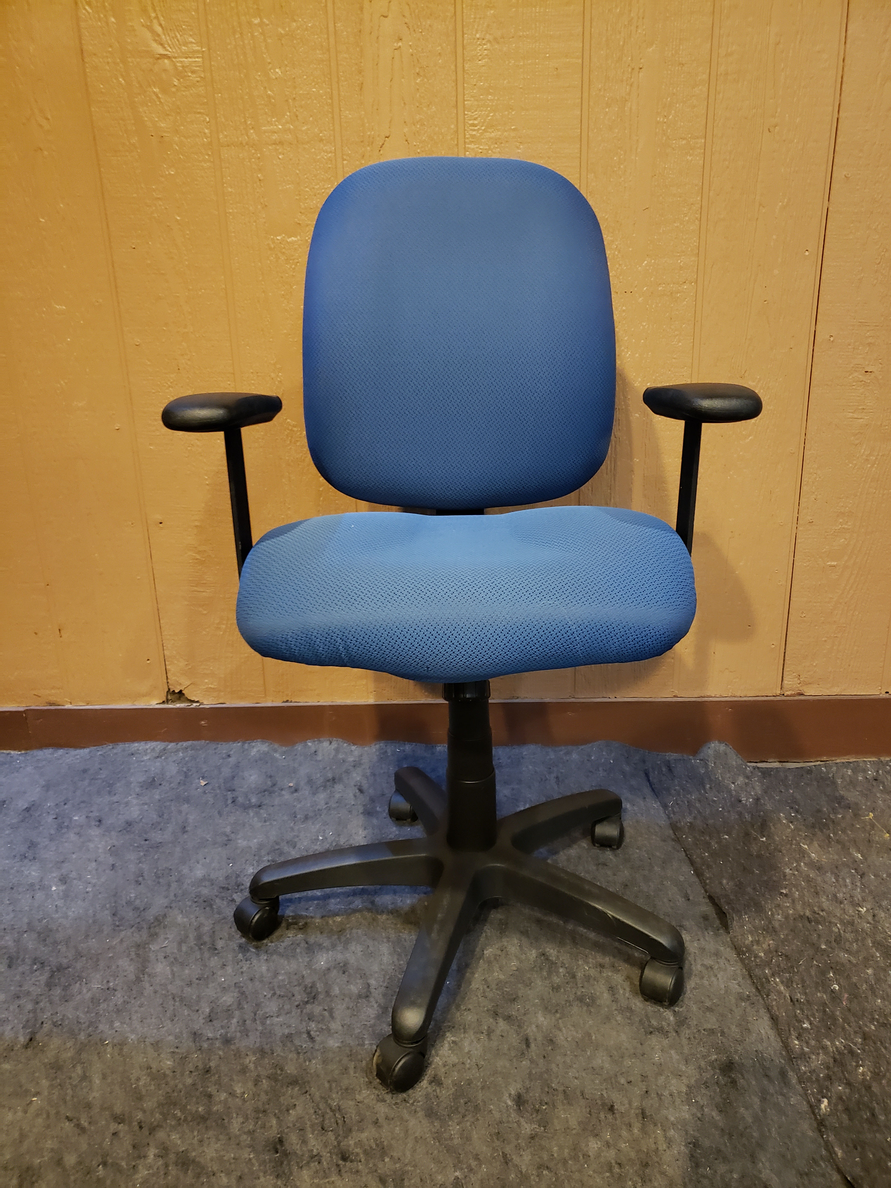 Blue Swivel Office Chair