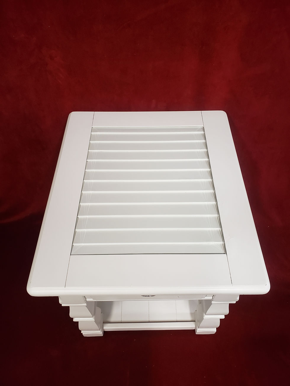 Thumbnail: American Signature White Single Drawer Nightstand End Table Pair