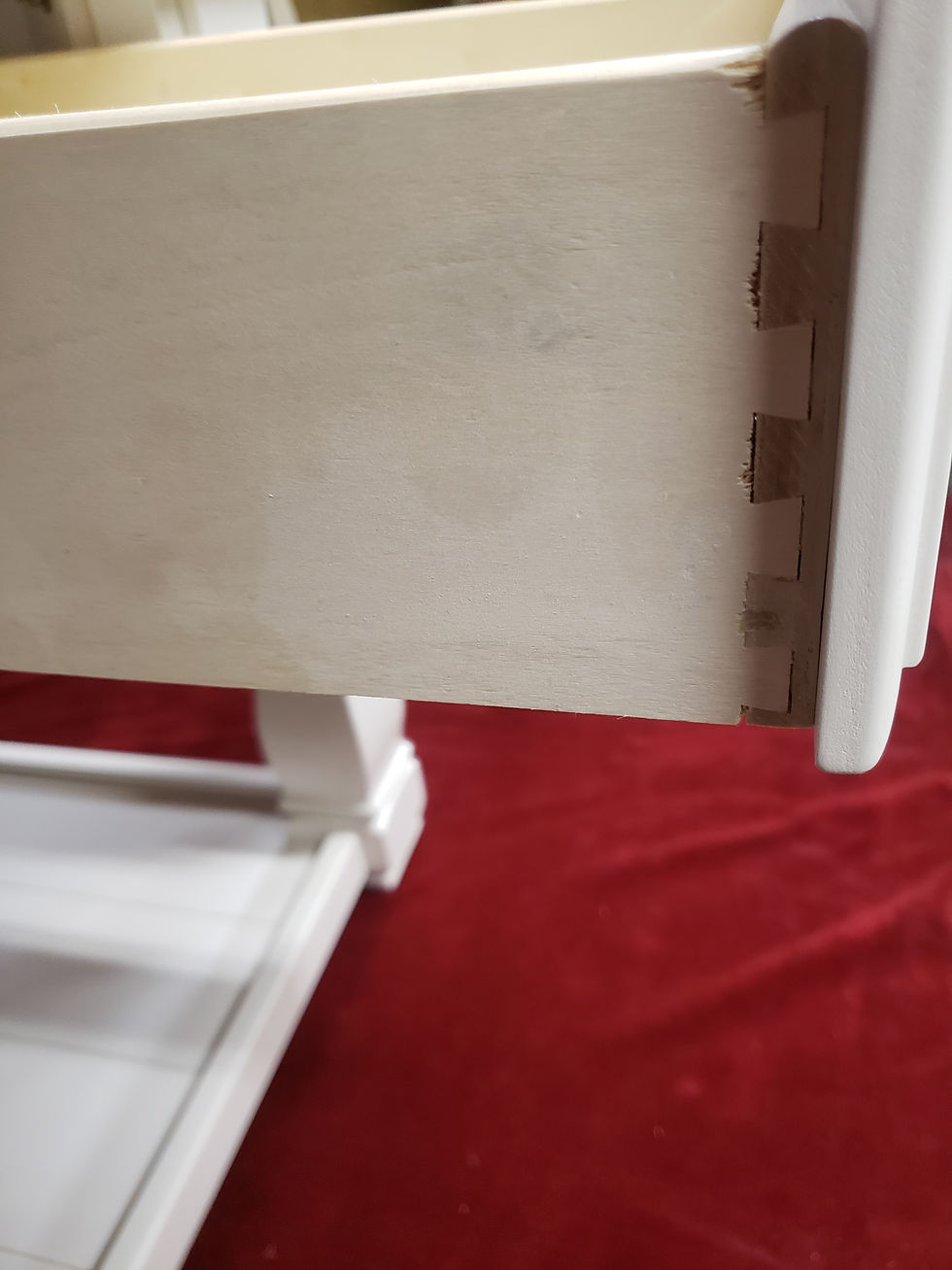 Thumbnail: American Signature White Single Drawer Nightstand End Table Pair