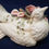 Thumbnail: Hand Painted Pair of Doves with Rose Embellishment – Home Décor Set