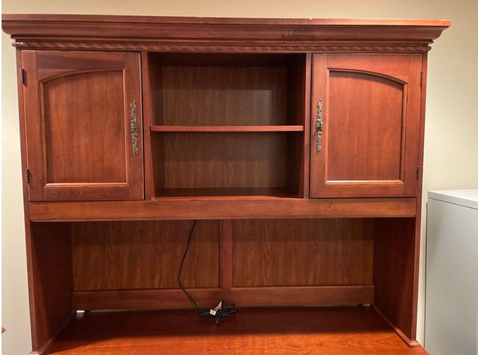 Thumbnail: Hooker Cherry Computer Desk with Hutch