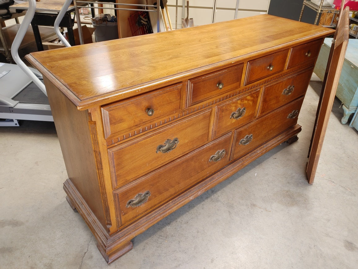DRESSER WITH MIRROR