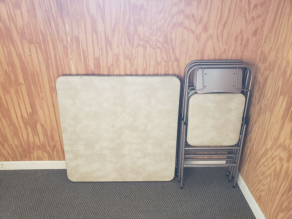 Thumbnail: Samsonite Vintage Card Table and Chairs