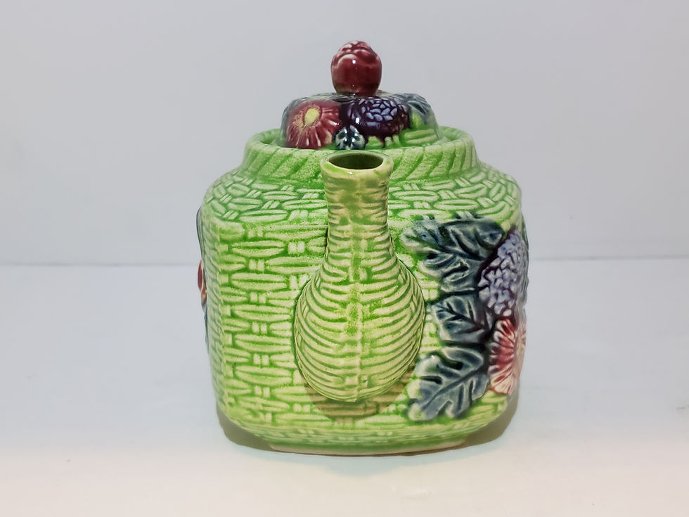 Thumbnail: Green Glass Teapot