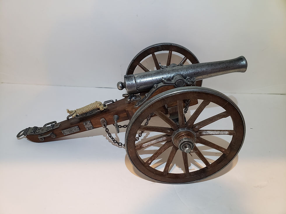 Thumbnail: Dahlgren Civil War Cannon and Limber Replica Display