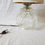 Thumbnail: Glass Clear Bulbous Jug Small Vintage Table Lamp Shabby Chic Home Decor