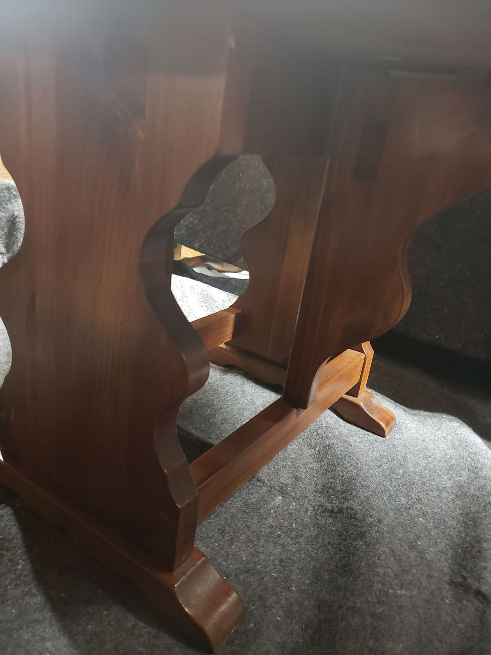 Thumbnail: Solid Wood Drop Leaf End Table