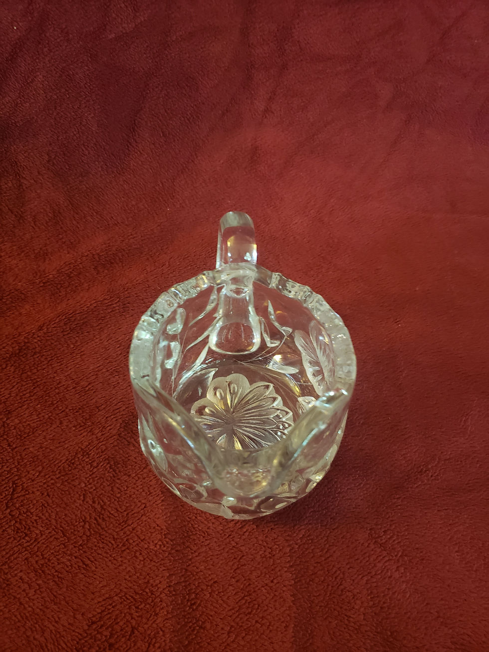 Thumbnail: Clear Glass Patterned Pitcher