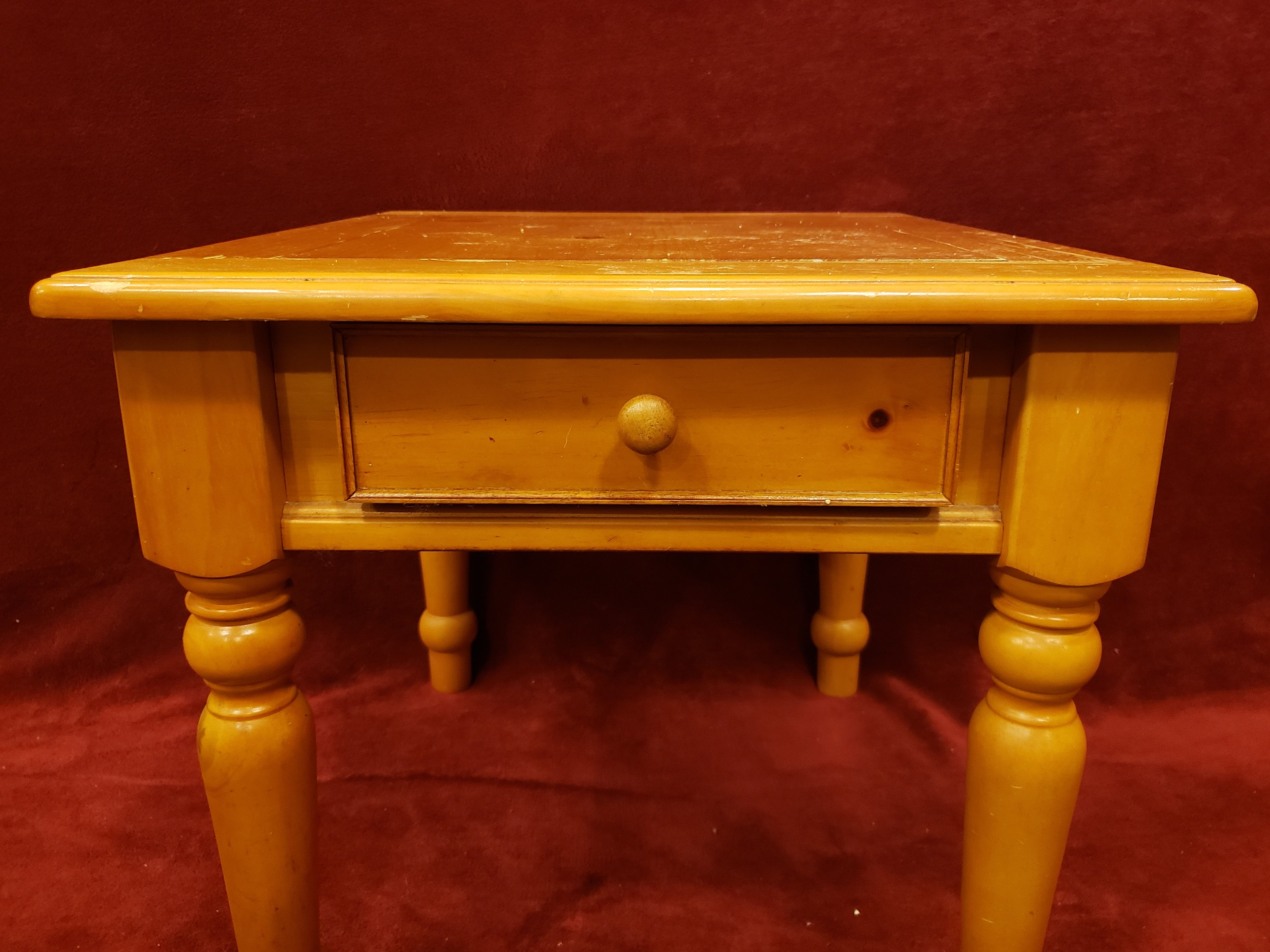 Maple Wooden Side Table