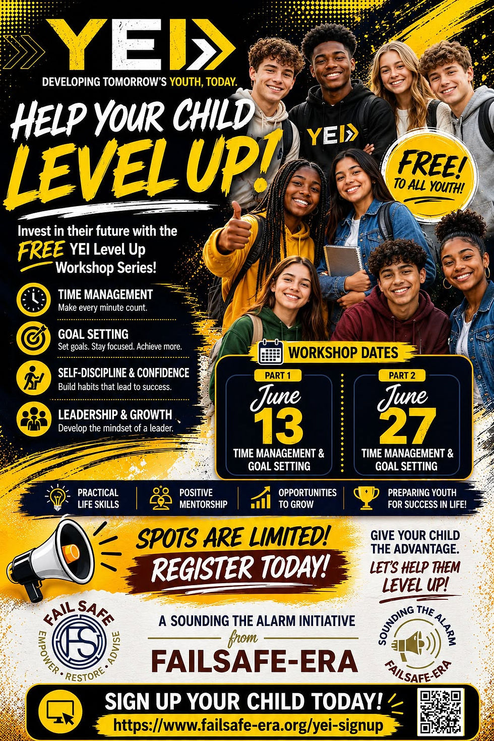 YEI Level Up Workshop Series!