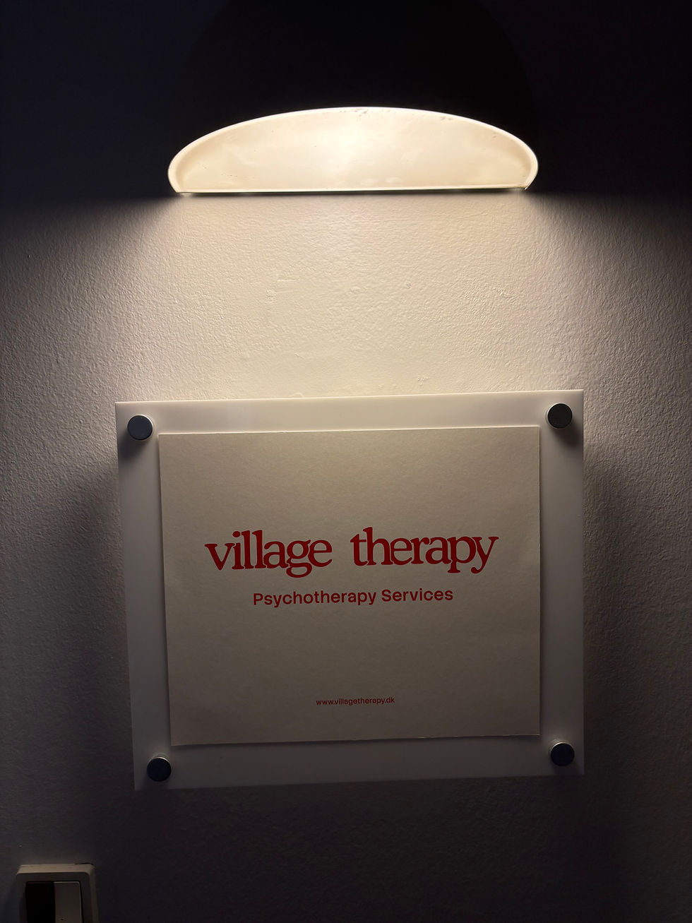 Sign for Village Therapy