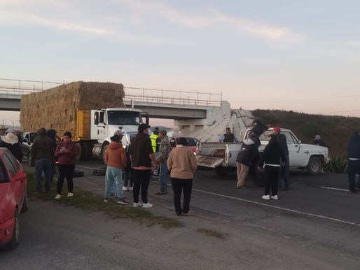 Bloqueo en la Pachuca-Sahagún: vecinos de Zempoala exigen obras