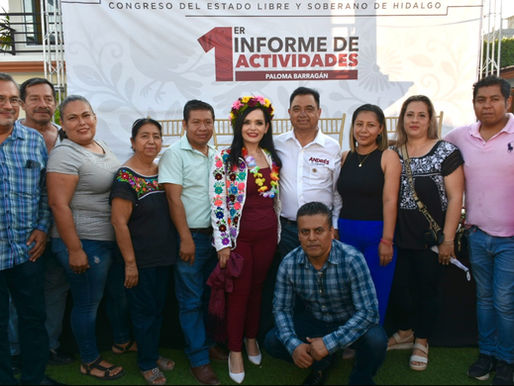 Acude Andrés Velázquez a la Huasteca hidalguense