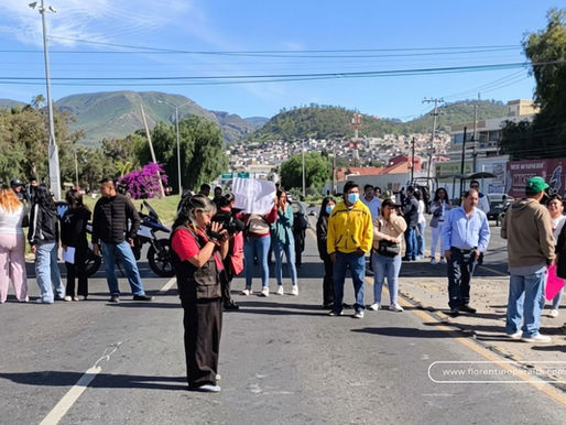 Alerta vial: Padres bloquean la carretera Pachuca-Tulancingo