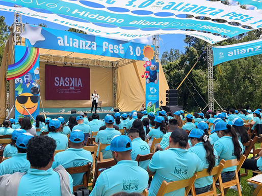 Alianza Fest: Saskia Niño de Rivera imparte conferencia a jóvenes de Nueva Alianza