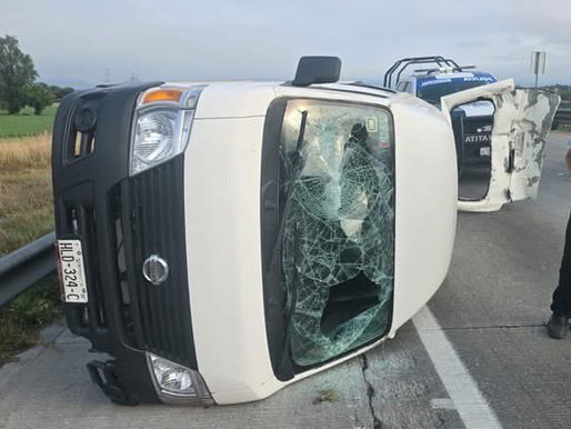 Accidente en Arco Norte a la altura de Atitalaquia deja 18 lesionados