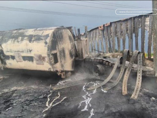 Explosión de pipa en la México-Veracruz deja un muerto y un herido