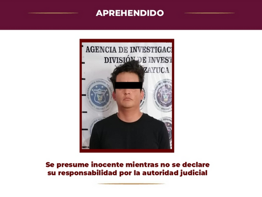 Aprehenden en Hidalgo a feminicida de Veracruz, atacó a una adolescente