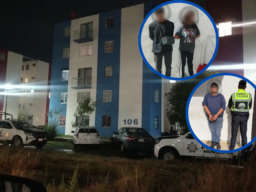 Capturan a dos por allanamiento y robo de motocicleta en Mineral de la Reforma