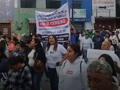 Rechazan en Tasquillo construcción de un Cereso, marchan contra el proyecto