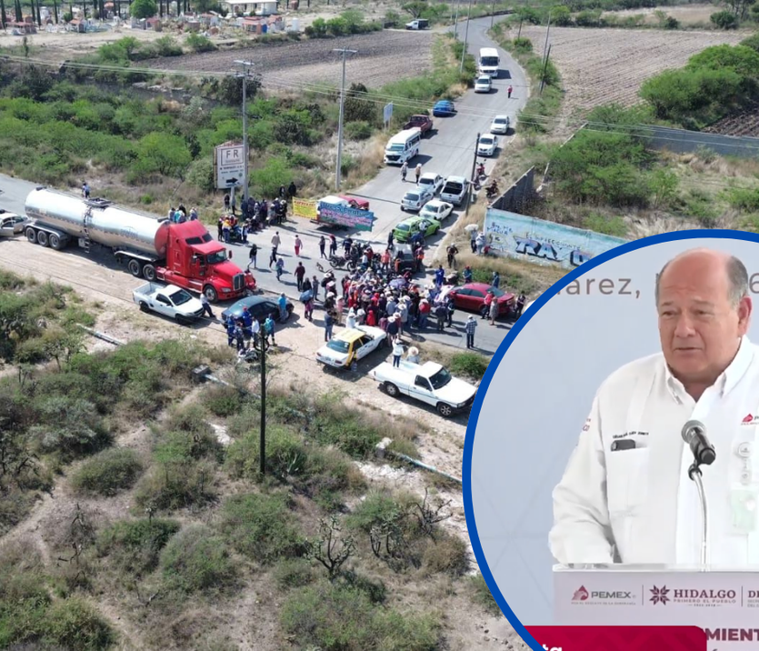 Pemex aporta maquinaria y combustible para labores de limpieza en la presa Endhó