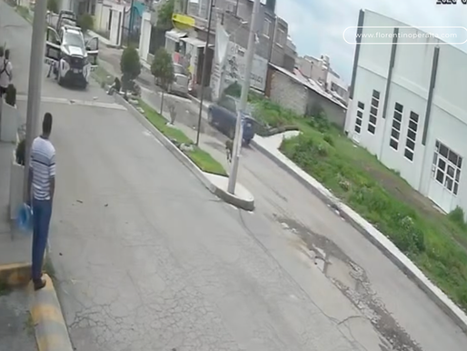 Video muestra choque de patrulla contra motociclista en Tizayuca; contradice al ayuntamiento