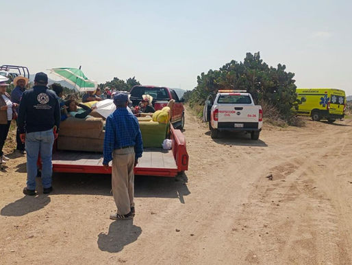 Explosión durante peregrinación deja un muerto y cinco lesionados en Epazoyucan