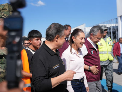 Levantan ya censo de afectaciones por lluvias en Hidalgo: Sheinbaum