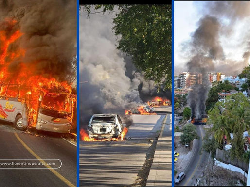 Ola de incendios y bloqueos sacude a más de seis estados del país tras la muerte del "Mencho"