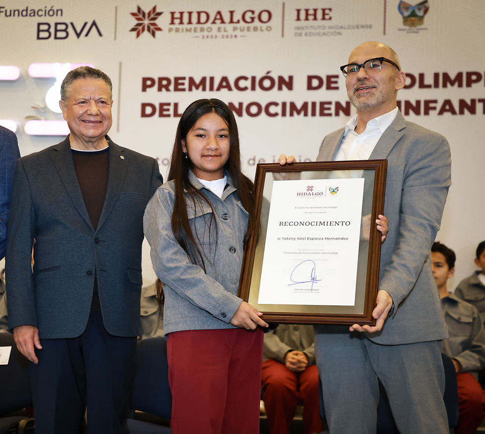 Olimpiada del Conocimiento Infantil: reconoce Menchaca excelencia académica