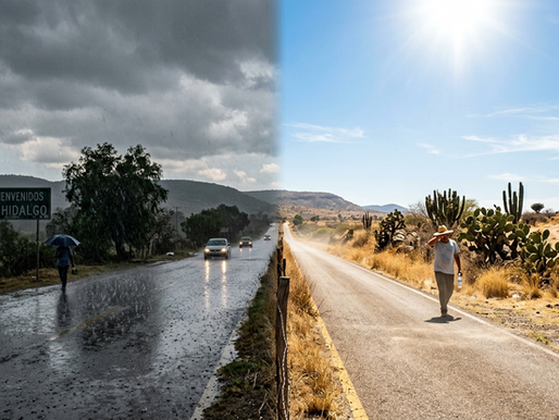 Se pronostican lluvias fuertes y altas temperaturas en varias regiones de Hidalgo