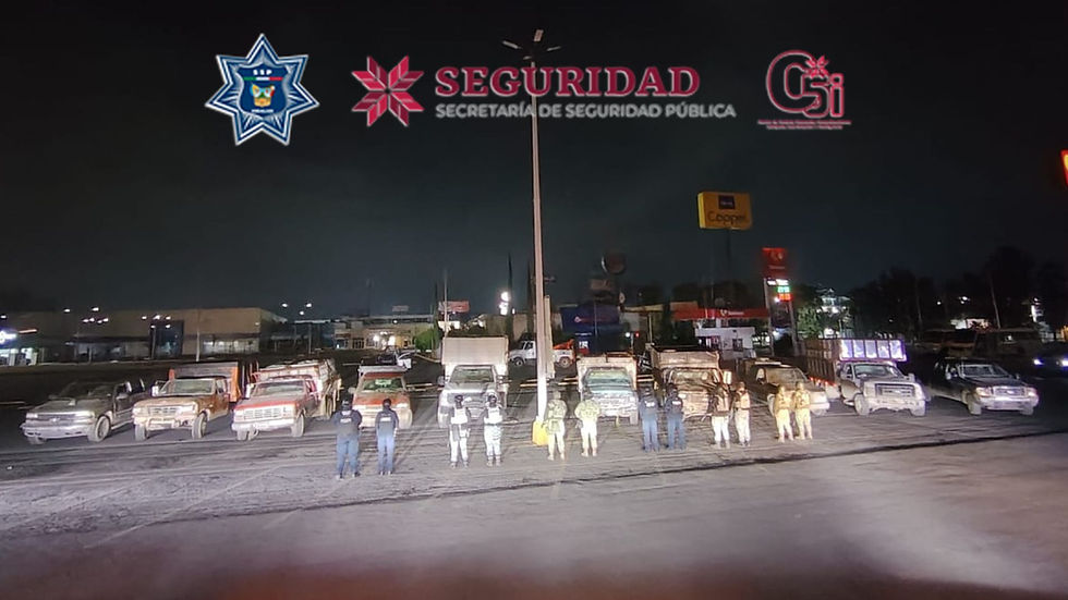 Aseguran 12 unidades durante operativo contra huachicol en Tula