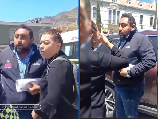 Funcionario de Mineral del Chico enfrenta a uniformados en Pachuca