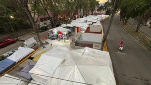 Comerciantes afectados por caída de 50% en ventas en la nueva explanada de Pachuca