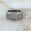 Thumbnail: 18ct White Gold Diamond Pave Wide Band Ring