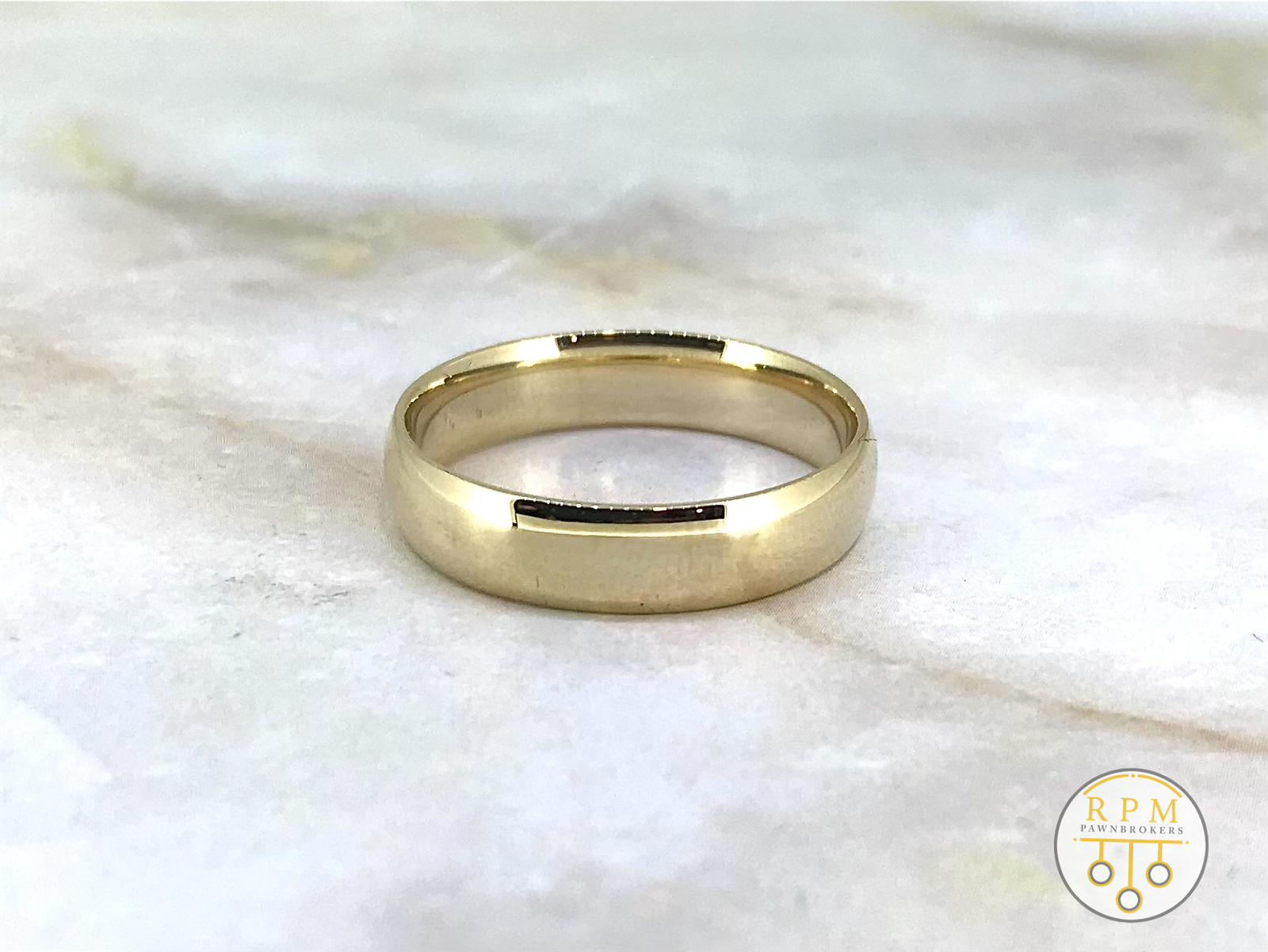 9ct Yellow Gold 5mm Band