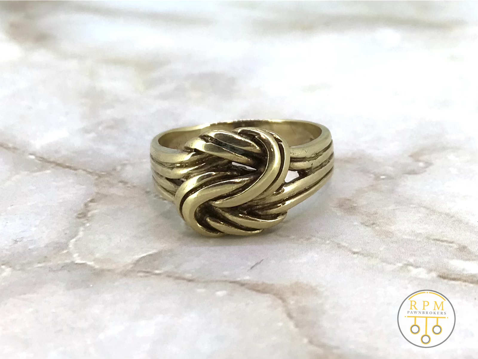 9ct Yellow Gold Knot Ring
