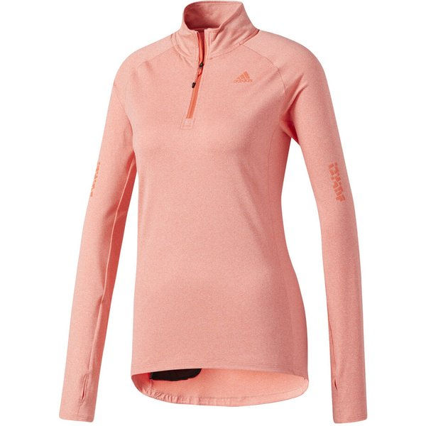 Maillot technique à manches longues 1/2 ZIP Adidas - Femme