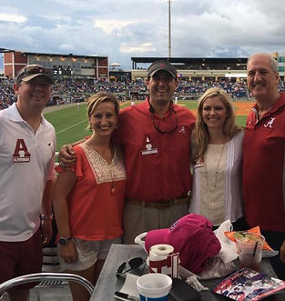 Bama Club Attends Blue Wahoos Game