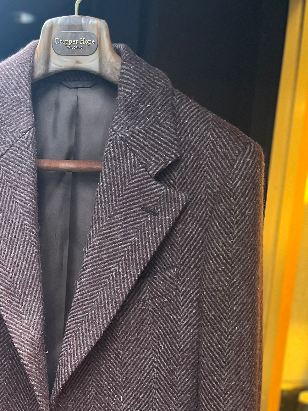 チェスターコートの襟