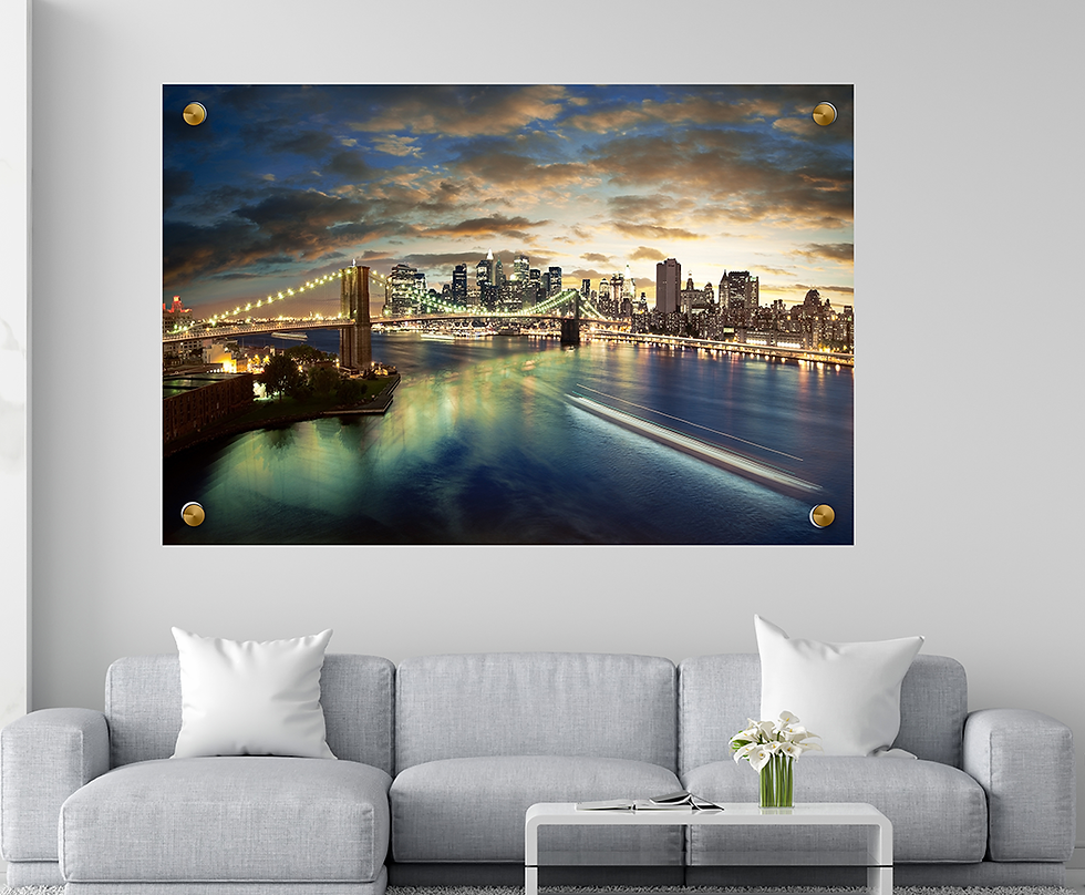 תמונת זכוכית גשר ברוקלין