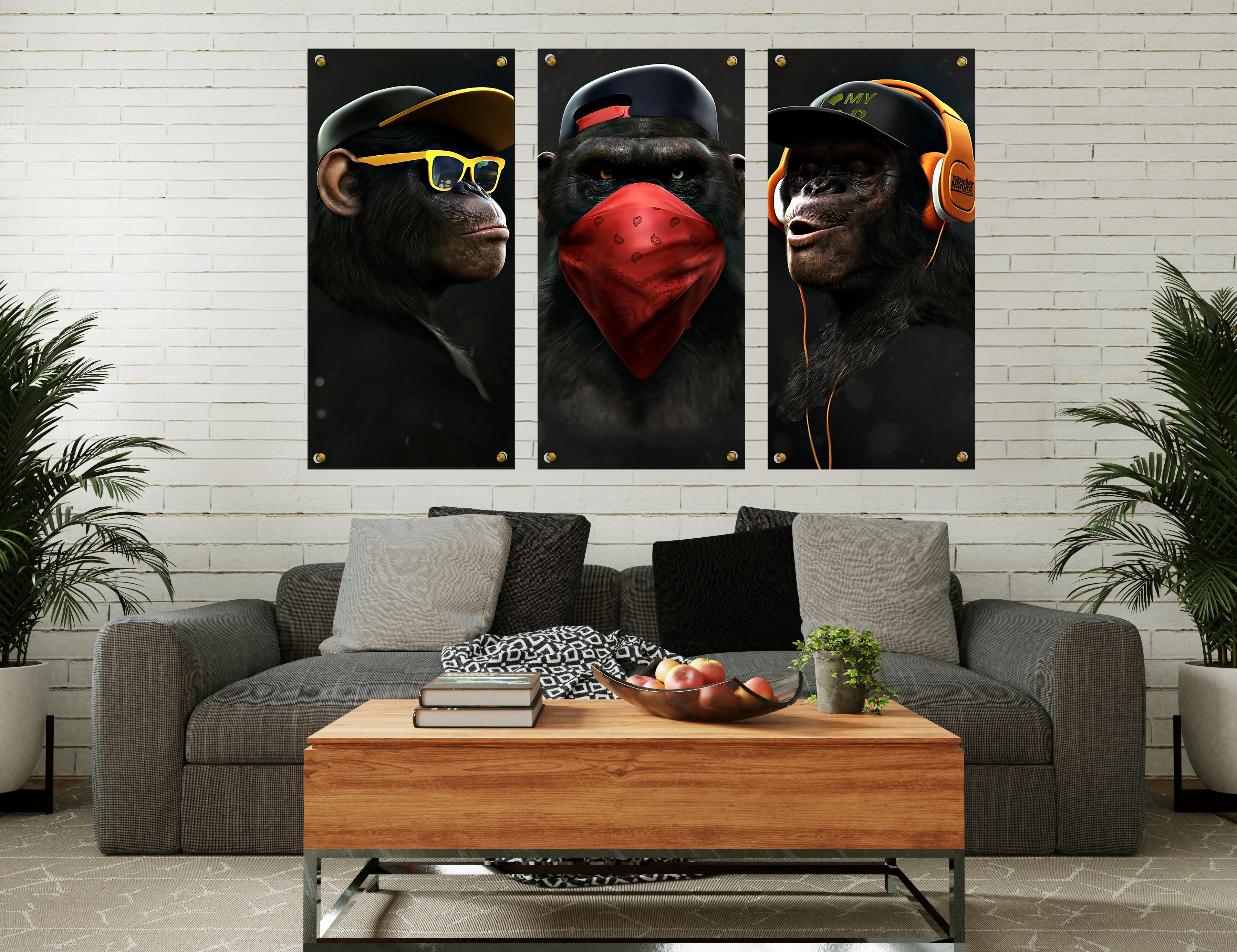 סט קופים 3 חלקים מידה פנורמית