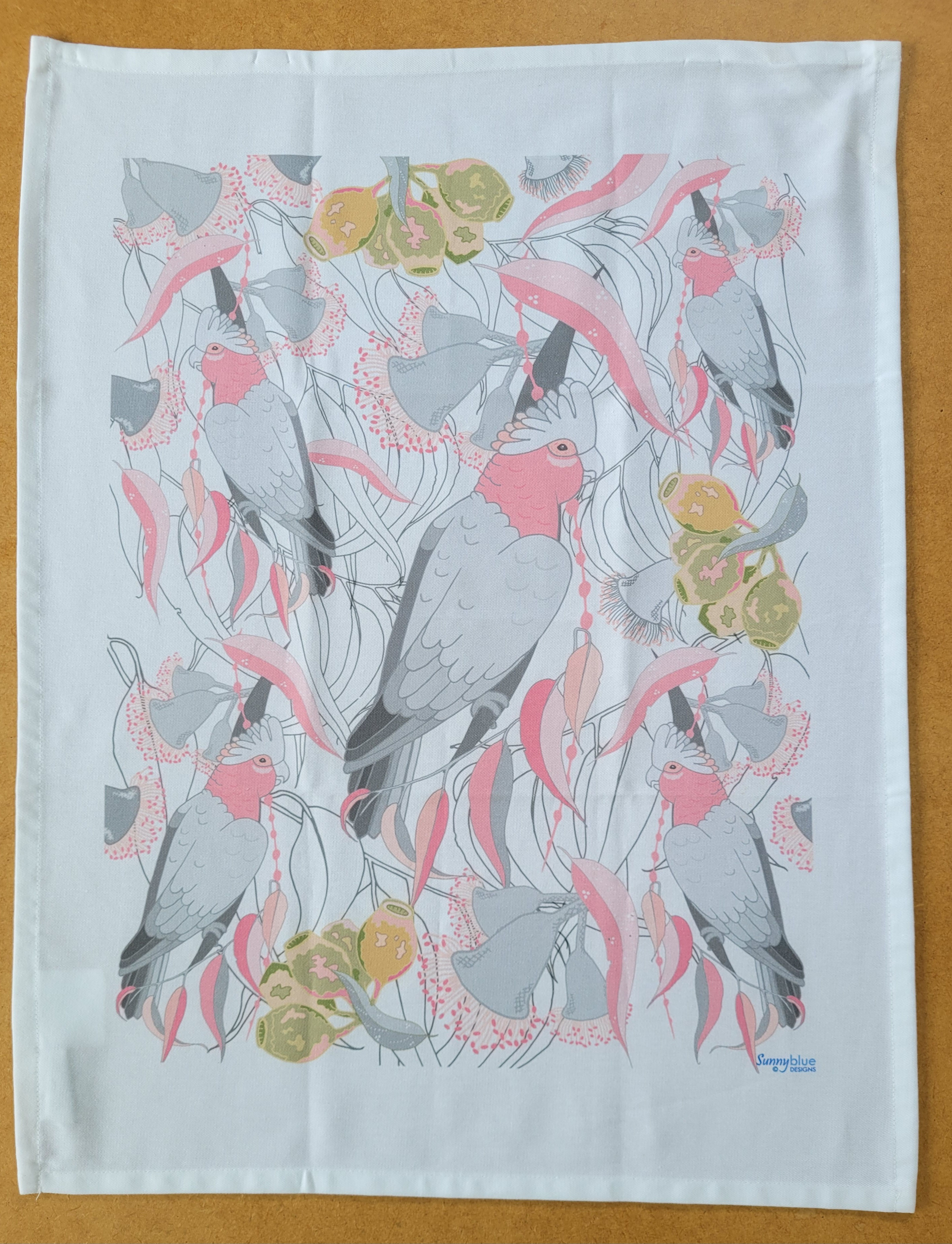 Galah Parrot Tea Towel