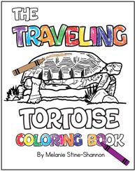 The traveling tortoise coloring book
