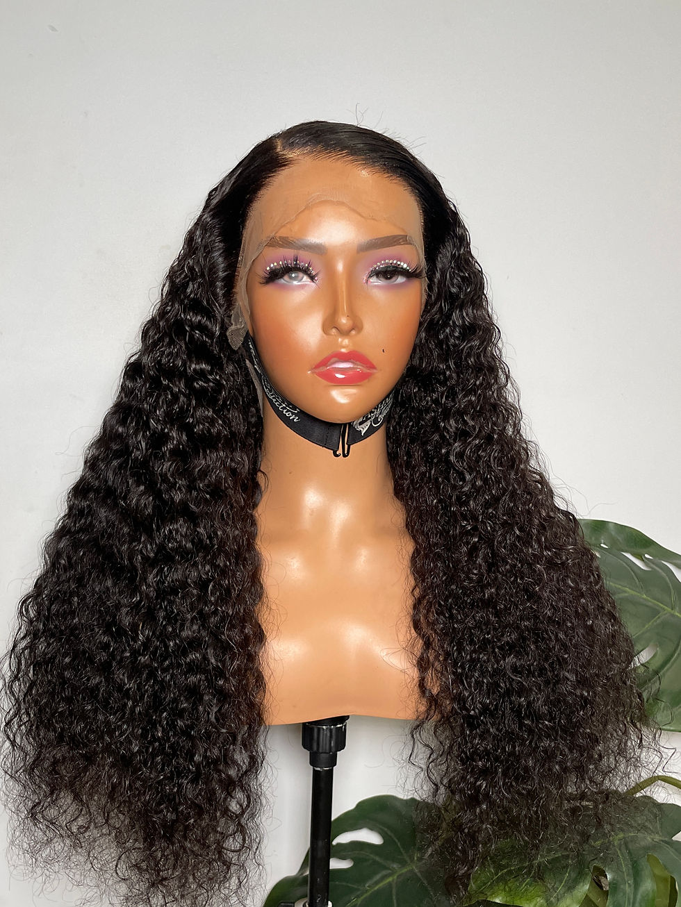 Thumbnail: FRONTAL WATER WAVE WIG (HD LACE)